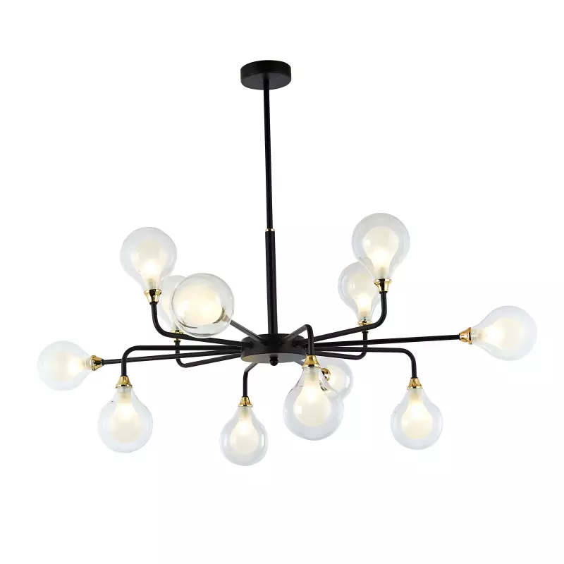 Ny dekorativ E27 glas pendel