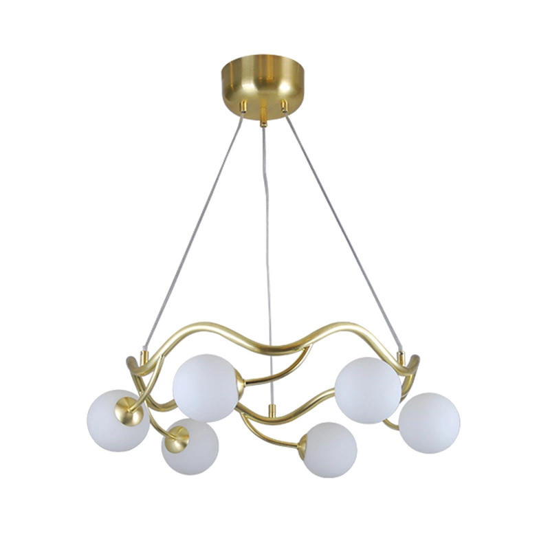 Nordisk stil elegant G9 glas pendel