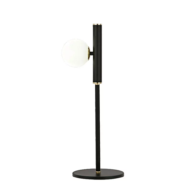 Enkel glas bordlampe